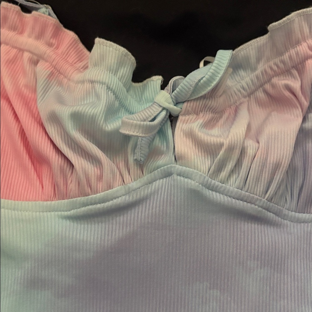 Pastel Tie-Dye Minidress - Picture 3 of 6